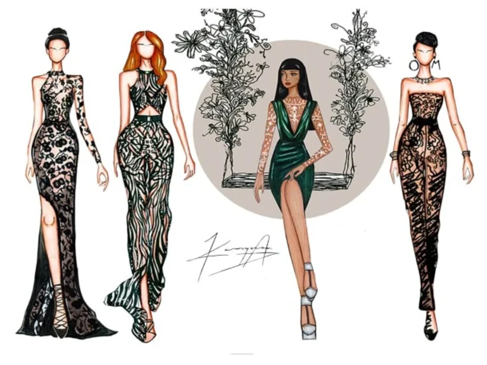 Stunning high quality fashion illustrations | Upwork