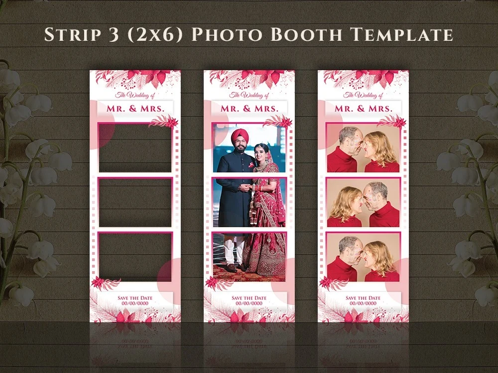 Eye-catching and custom photo booth template design | Upwork