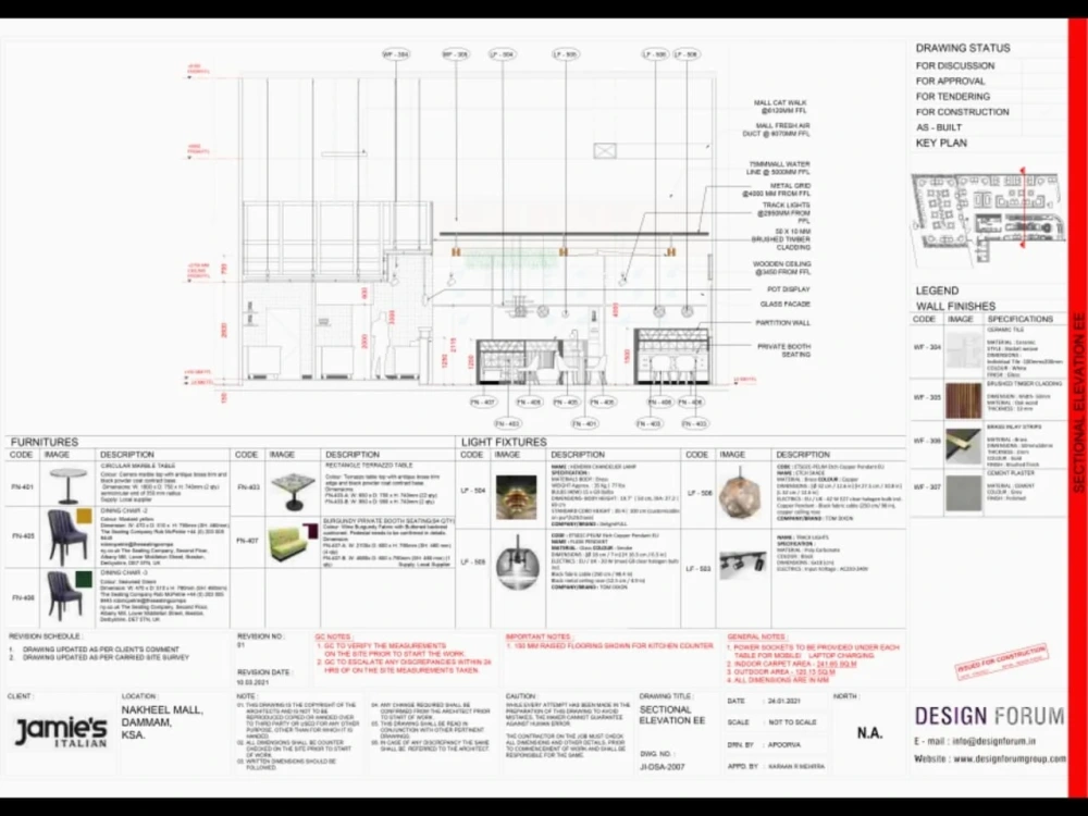 An architect who has knowledge of Interior and Architectural Projects ...