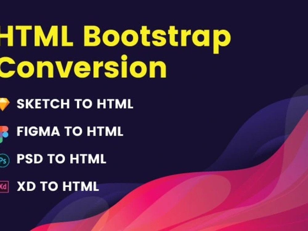 Psd Figma Invision Sketch Adobe Xd To Html Css Bootstrap Jquery Js Upwork