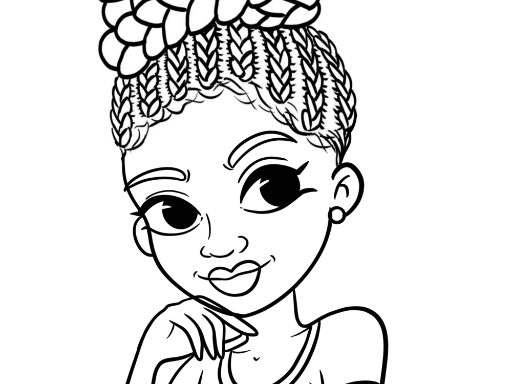 Coloring book pages and black and white illustrations | Upwork