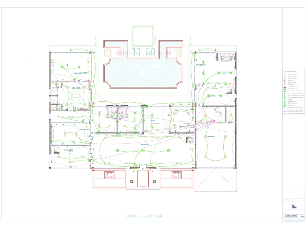 Draw architectural electrical plan, plumbing, MEP drawings | Upwork