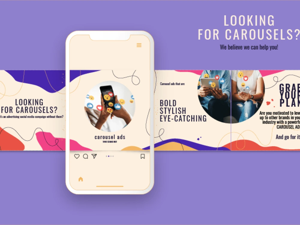 High-quality seamless Carousel Posts for your Brand, Facebook ...