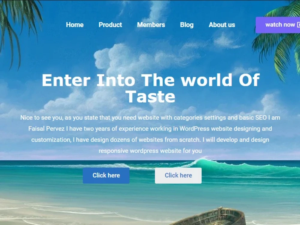 A modern and responsive WordPress website design with Elementor pro ...