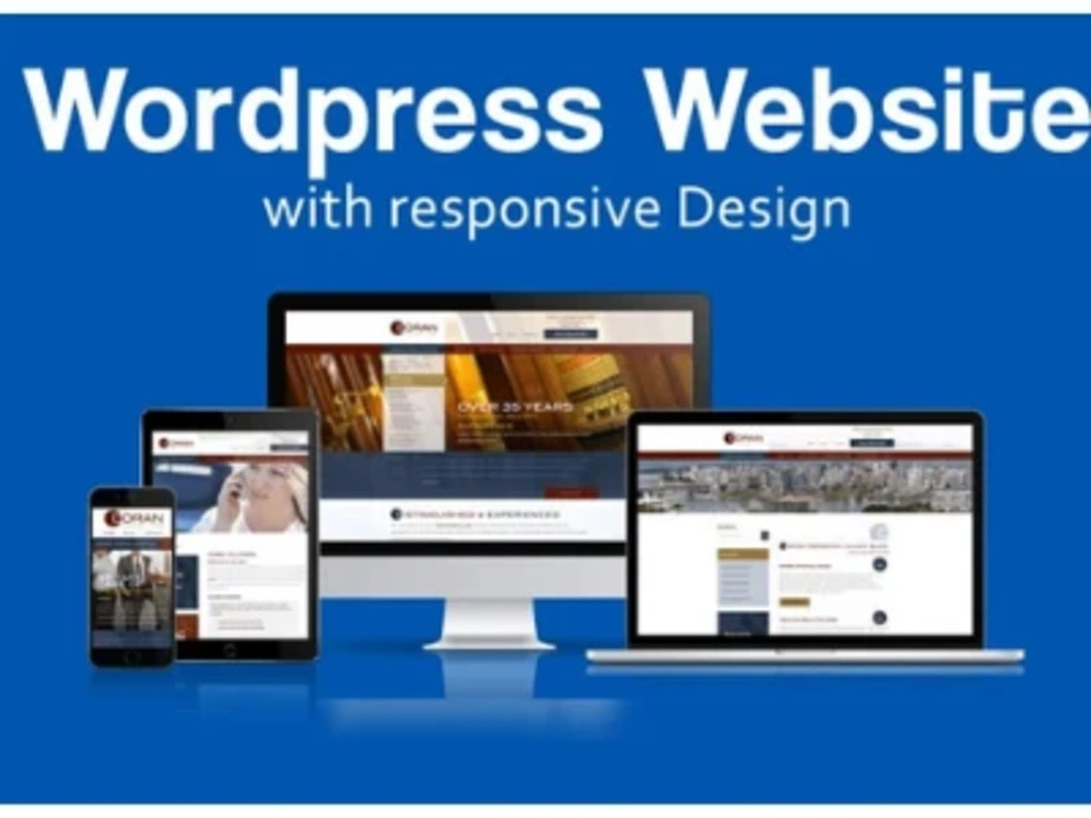 A professional responsive WordPress website for your buisness | Upwork