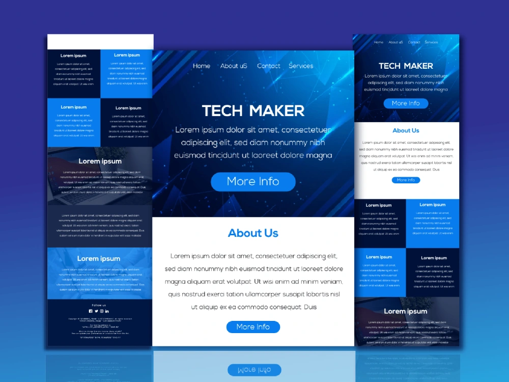 Editable responsive mailchimp email template newsletter design | Upwork