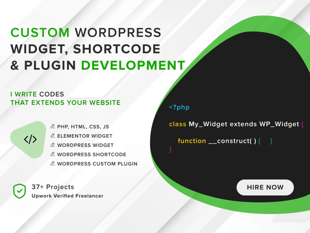 WordPress shortcode, widget or plugin developed. | Upwork