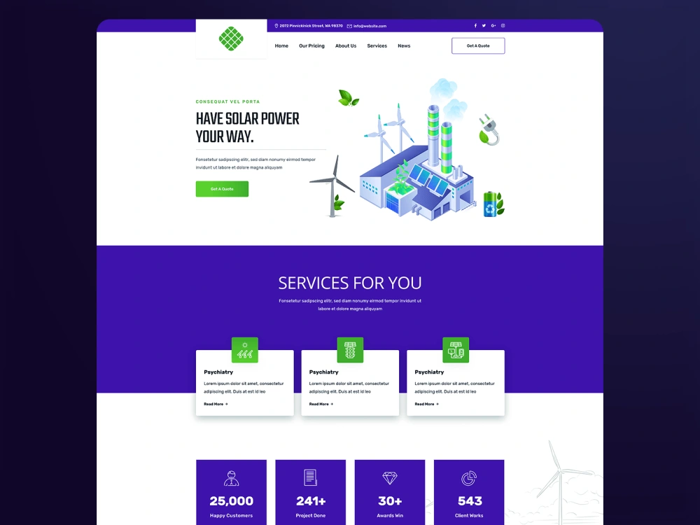 A custom creative landing page design | Upwork