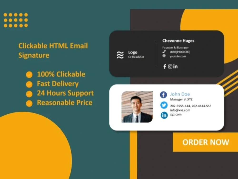 A responsive HTML email signature Upwork A responsive HTML email signature Upwork