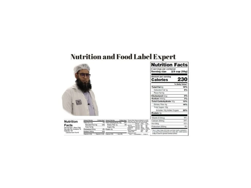 A FDA, CFIA, FSANZ, EU, UK nutritional facts and labels Upwork