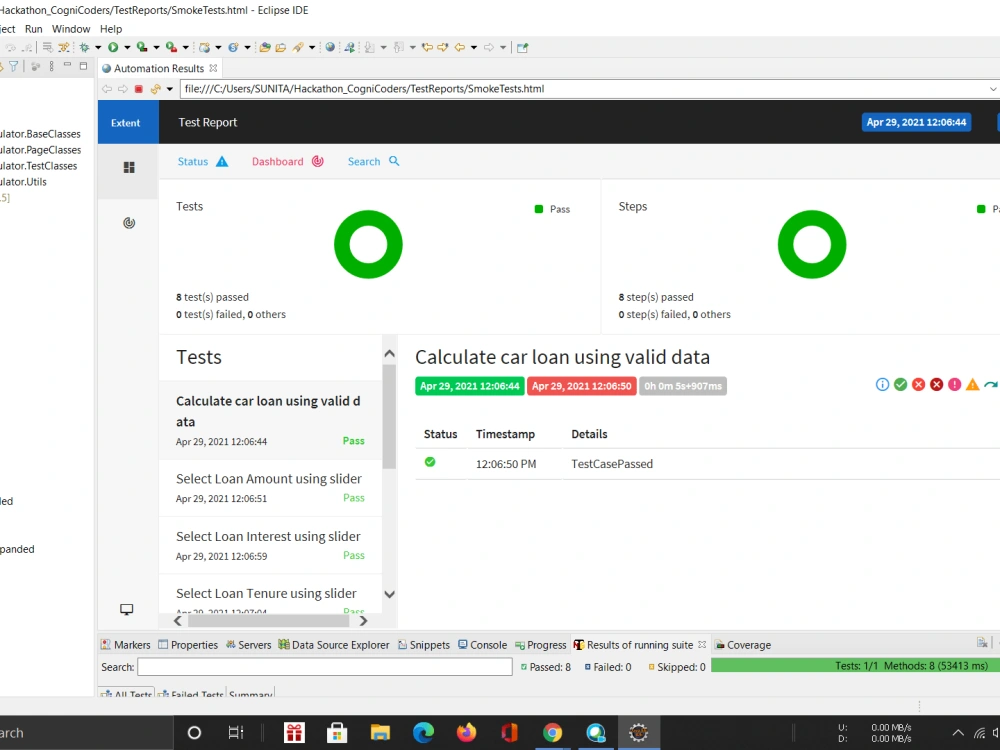 Complete automation testing script of your web application. | Upwork