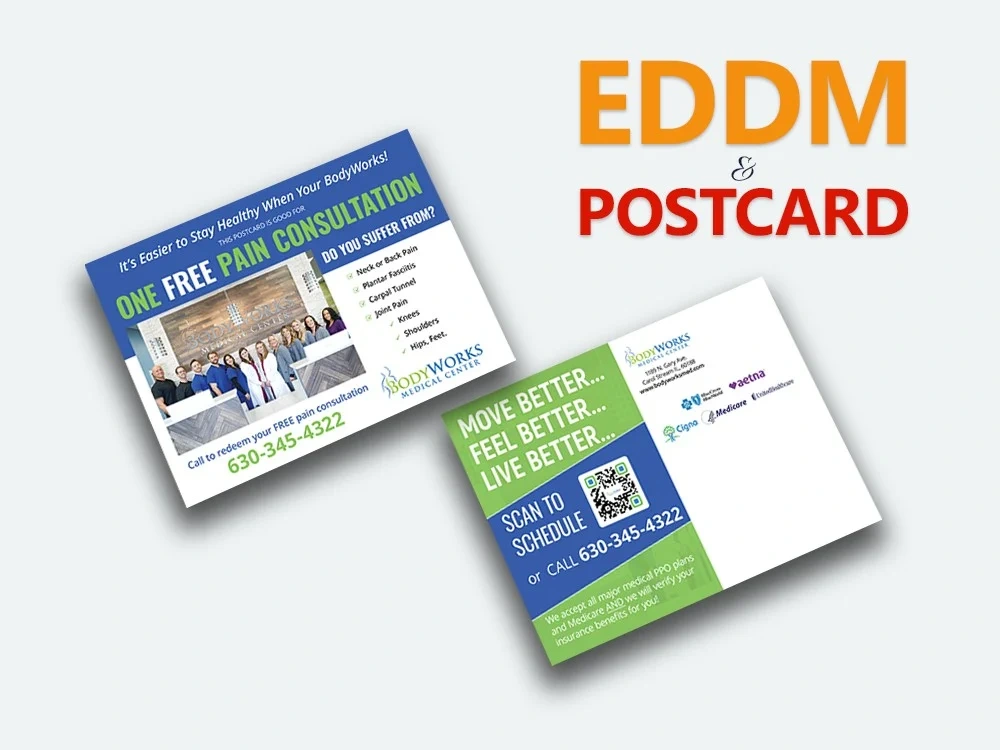 A postcard and direct mail eddm postcard design Upwork