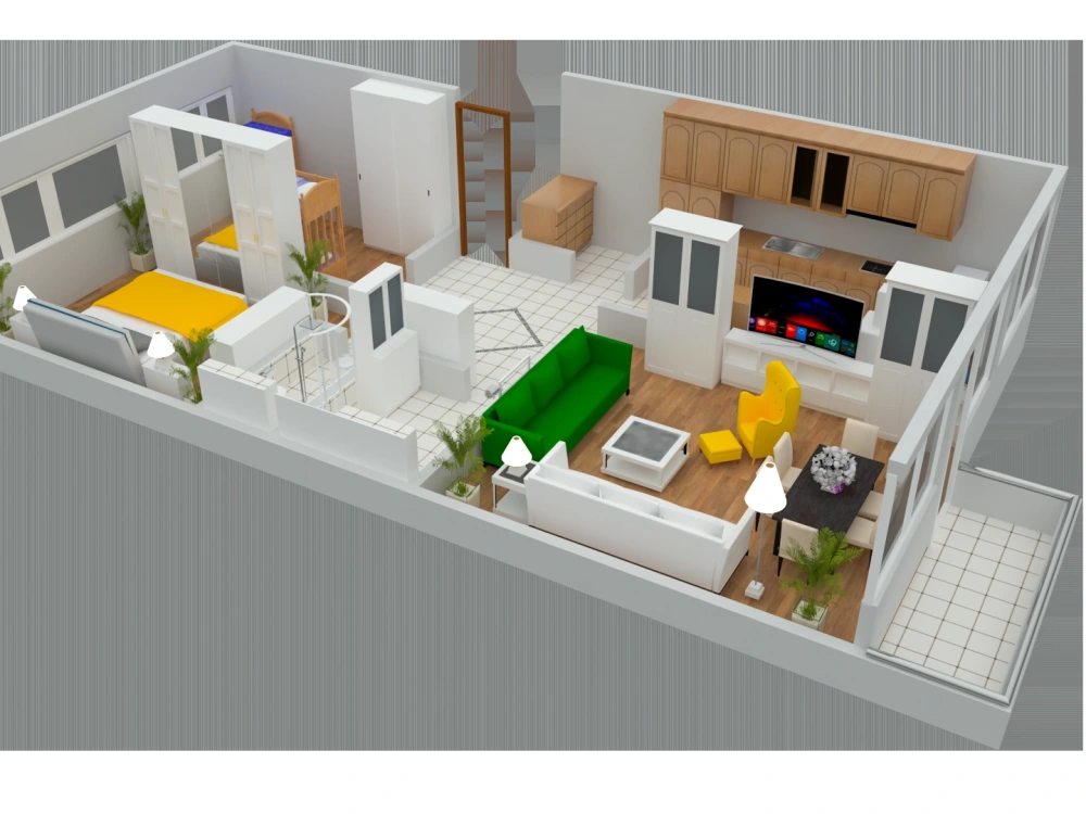 3D Design Floor Plan | Upwork