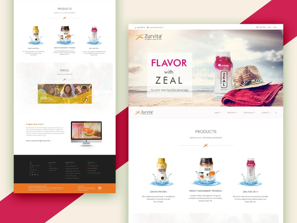 Amazing website ui/ux design | Upwork