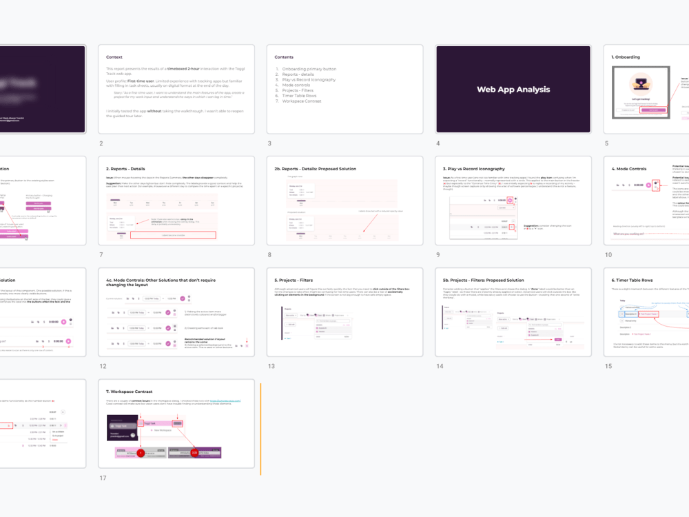 Ui/ux Review Examples A thorough and professional UX/UI (usability) review of your website or ...