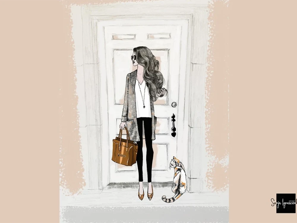 A fashion illustration/print design, I will bring your ideas to life ...
