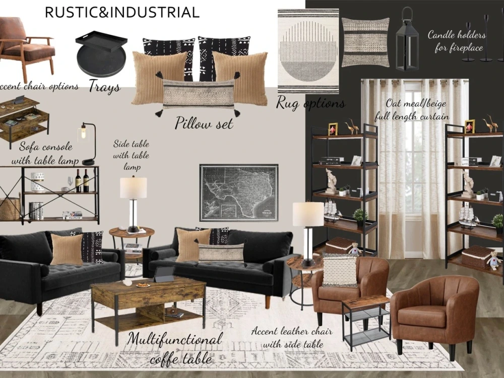 A Customised Interior Design Mood board And Shopping List For Your Room ...