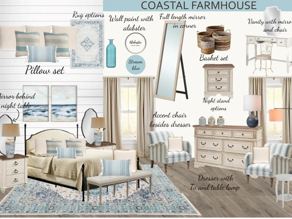A Customised Interior Design Mood board And Shopping List For Your Room ...