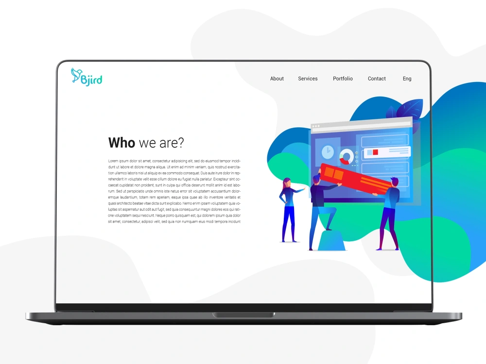 An amazing website UI/UX design | Upwork