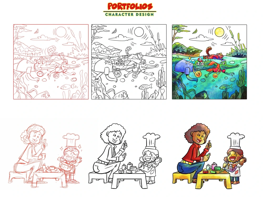 Great children book illustrations for your project | Upwork