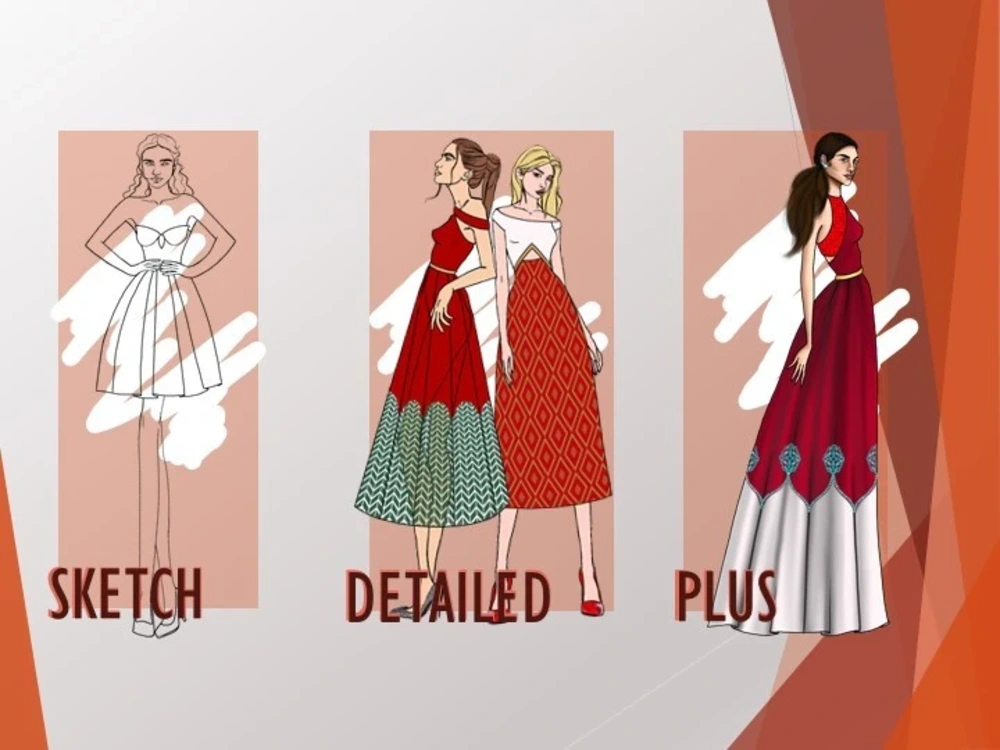 A beautiful fashion illustration for your brand | Upwork