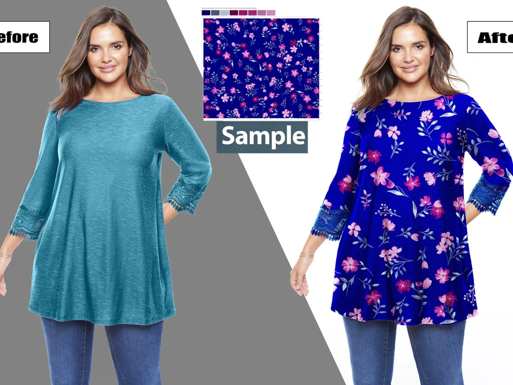 Pattern Dhang Image recolor and pattern change in photoshop | Upwork