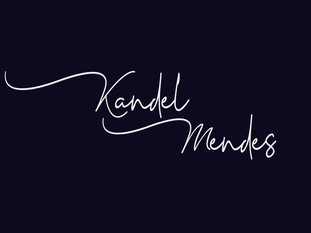 An attractive scripted, cursive, handwritten signature logo for any ...