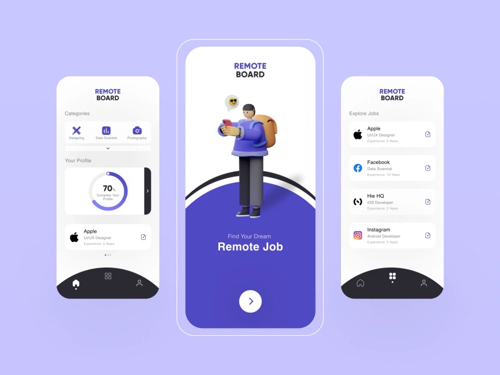 Clean & Minimal UI Designs with Good UX | Upwork