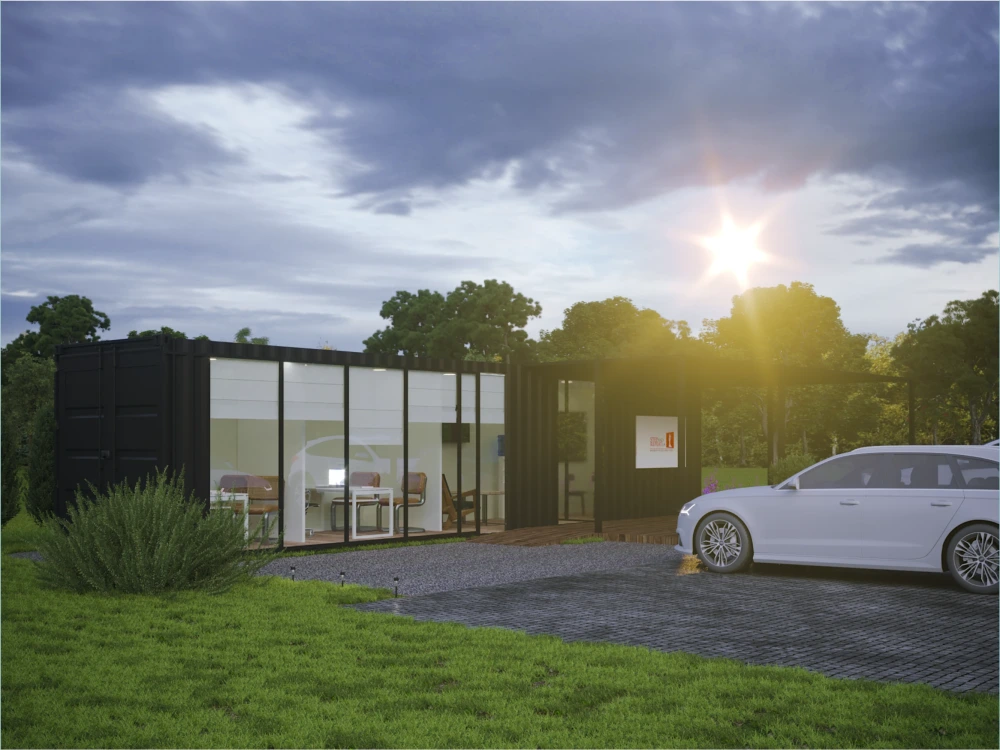 Professional visualization of the shipping container project | Upwork