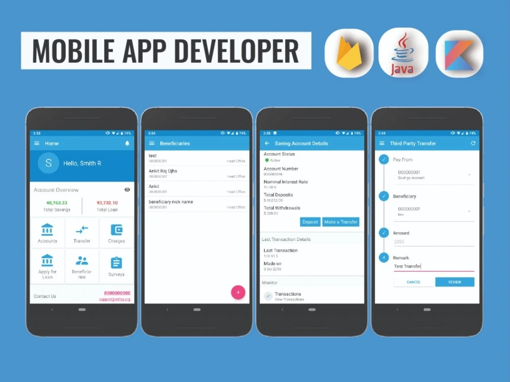 Android app developed with Restful API and Firebase using android ...