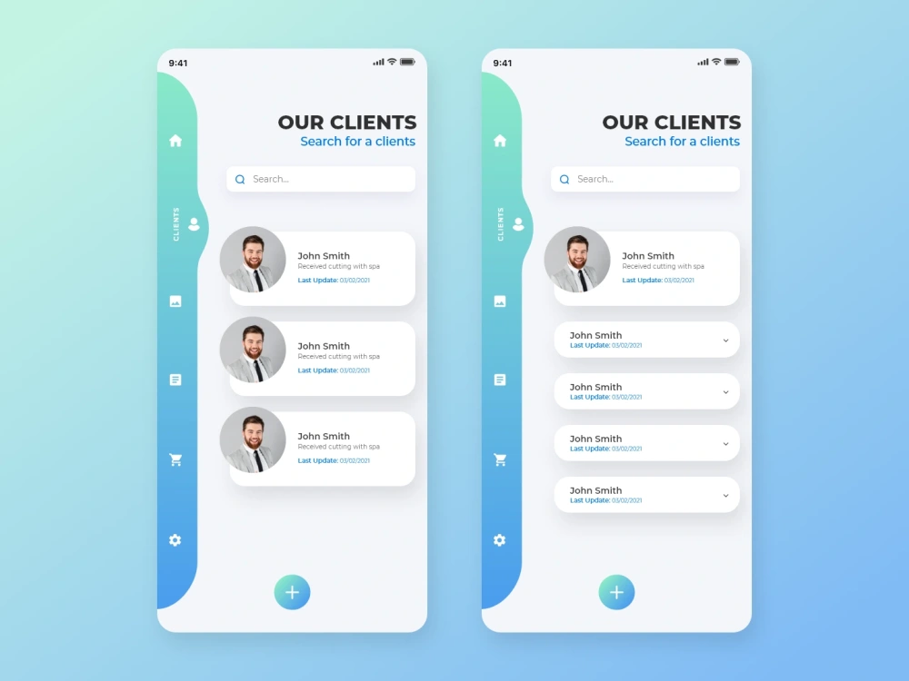 A modern UI UX design for your app | Upwork