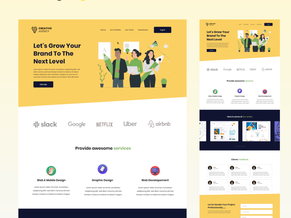 Industry standard UI/UX for both web and mobile | Upwork