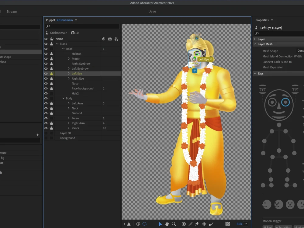 Acrobat Animation Premium 2D character made in Adobe character animator | Upwork
