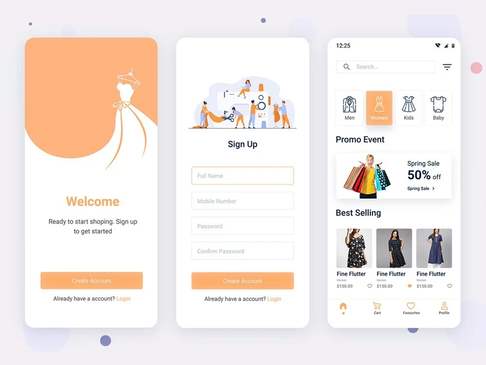 A unique mobile app UI UX design in Figma | Upwork