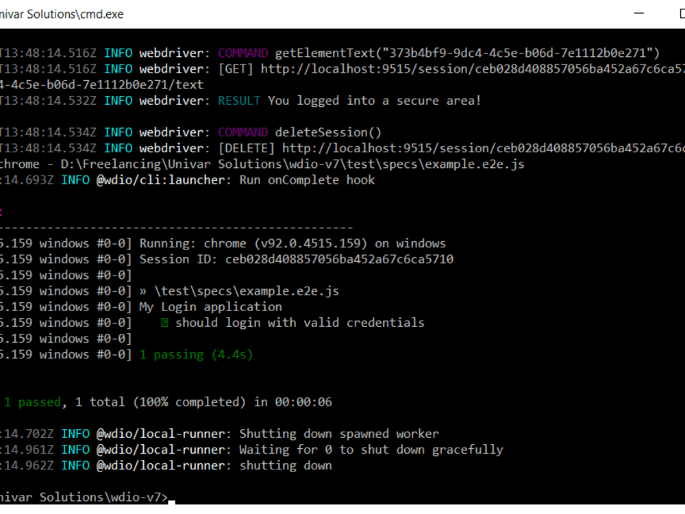 A complete Automated Test Script in your required Test Framework | Upwork