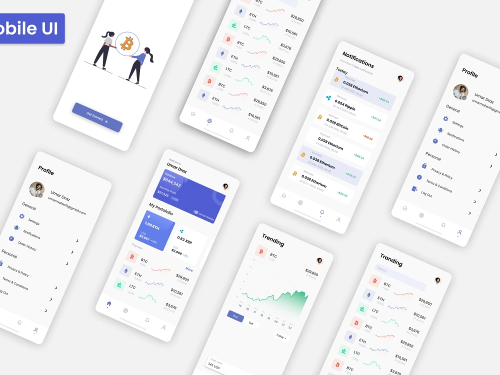 Professional UI UX design for mobile app | Upwork