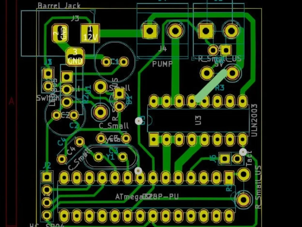 A PCB design of your circuit diagram with manufacturer files and 3d ...