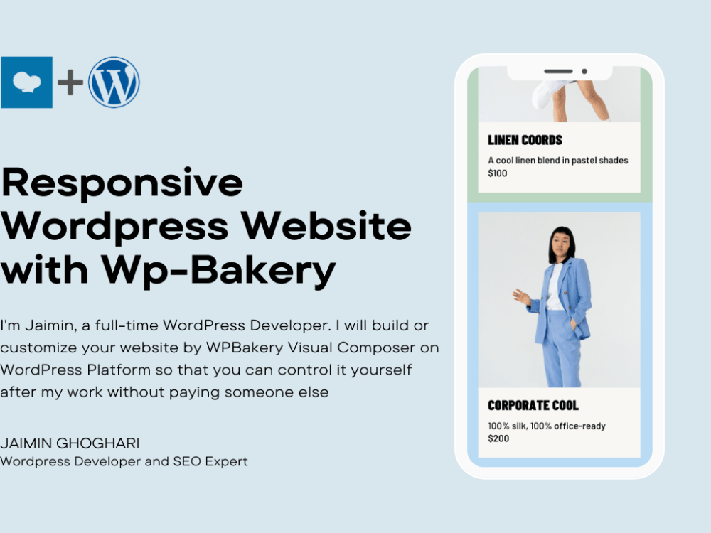 A Modern responsive website on WordPress WpBakery | Upwork