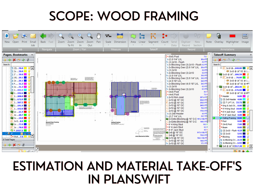 Complete Cost Estimation And Quantity Material Take Off Using PlanSwift Upwork