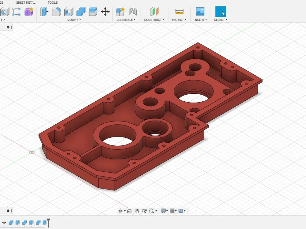 A 3d cad cam model for 3d print and cnc with rhinoceros and fusion 360 ...