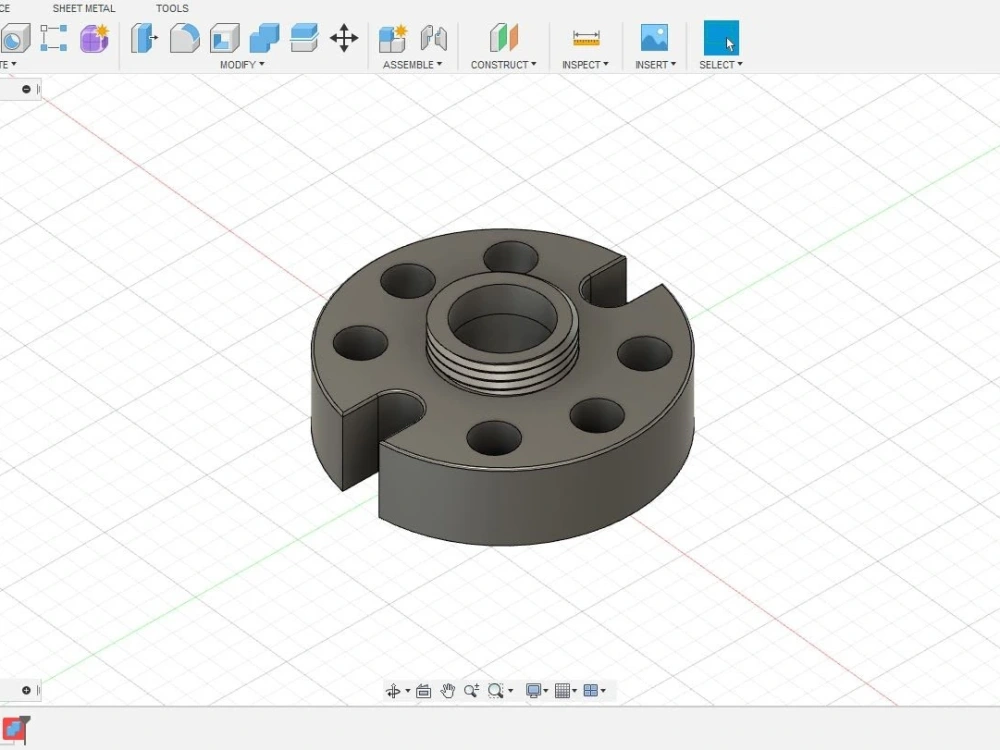 A 3d cad cam model for 3d print and cnc with rhinoceros and fusion 360 ...