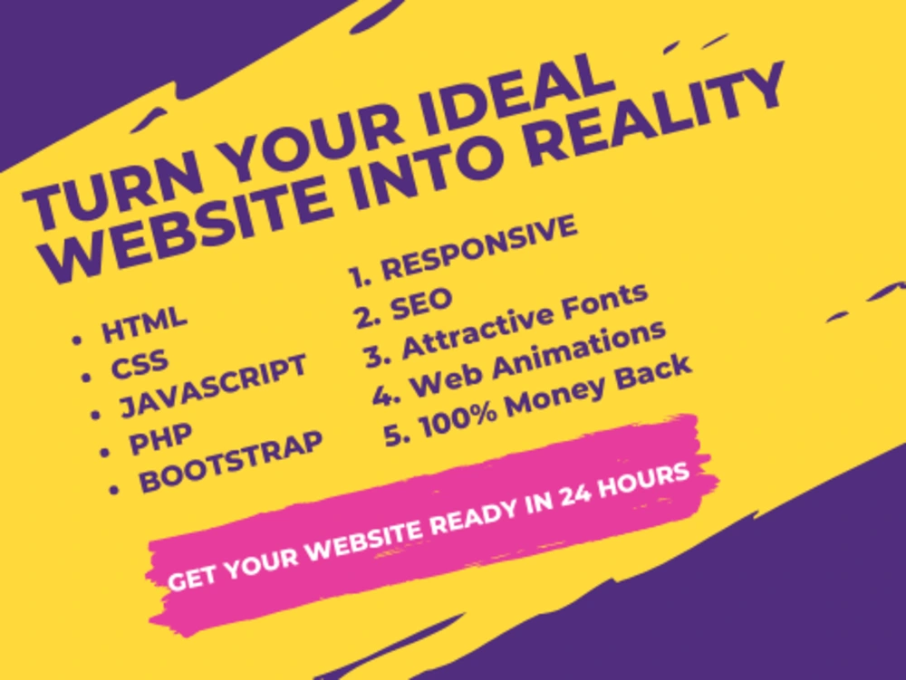 A frontend developer to customize a responsive website using HTML, CSS ...