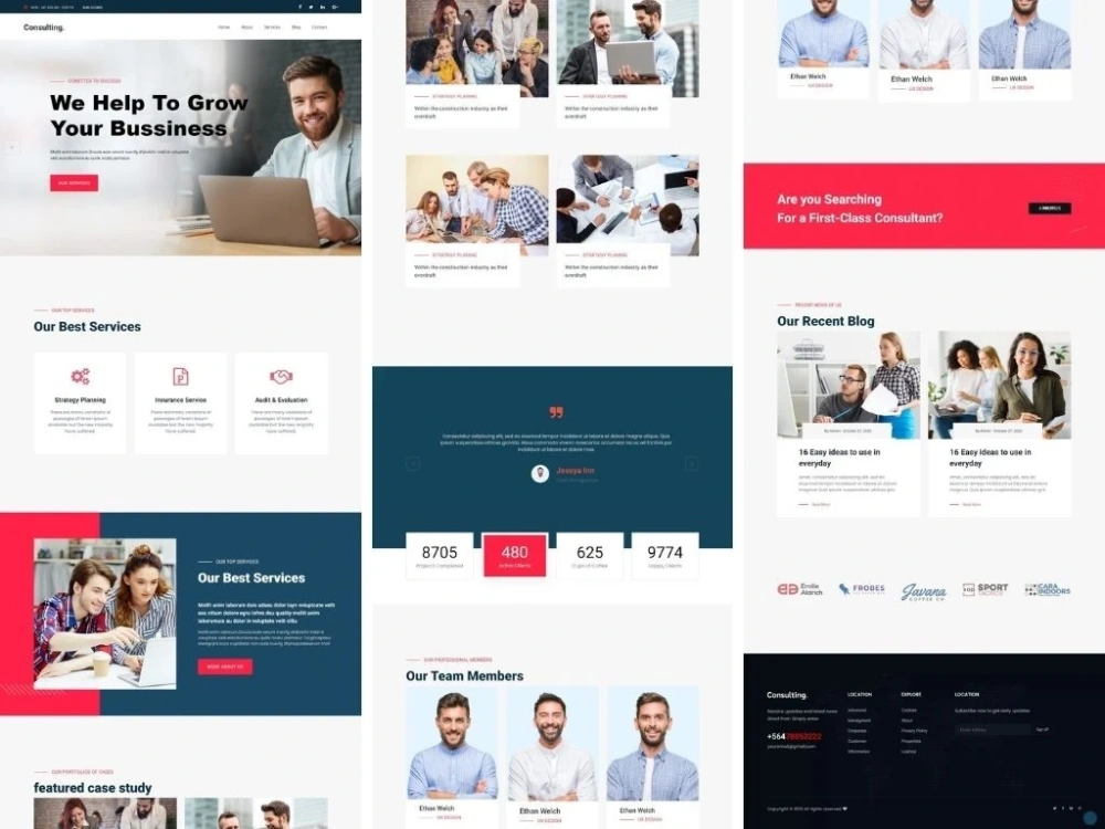 A frontend developer to customize a responsive website using HTML, CSS ...