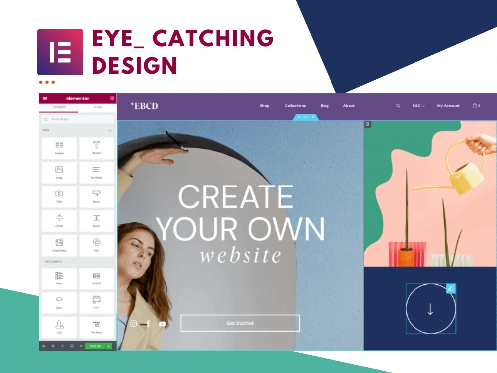 A fully functional responsive WordPress website Using Elementor Pro ...
