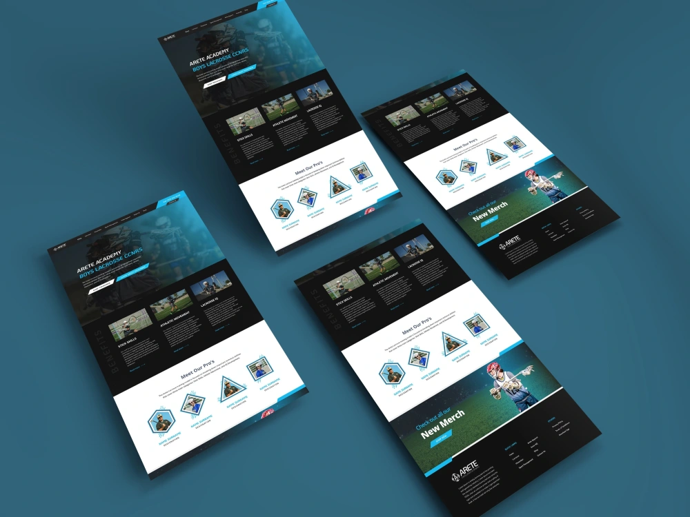 Website UX/UI Design or Landing Page UX/UI Design in Figma, Adobe XD ...