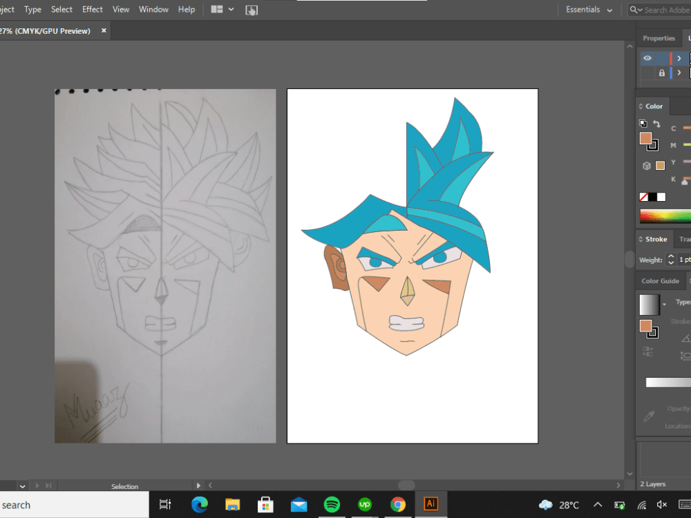 A complex sketch/Drawing Vectorised In .Ai format in 1 day | Upwork