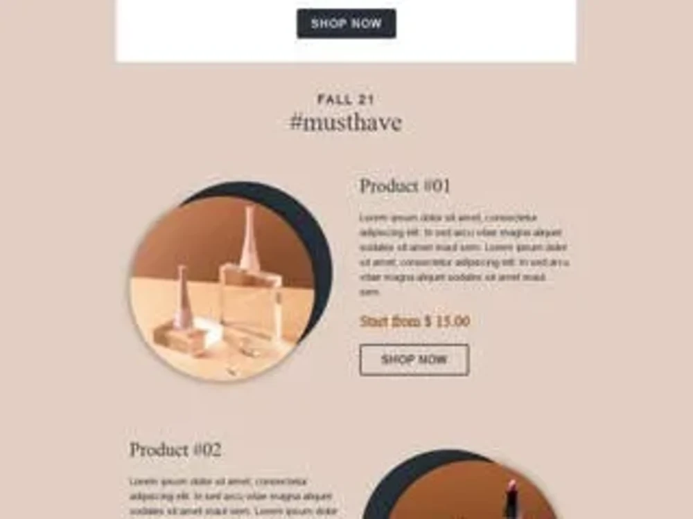 A mobile friendly responsive HTML email template | Upwork