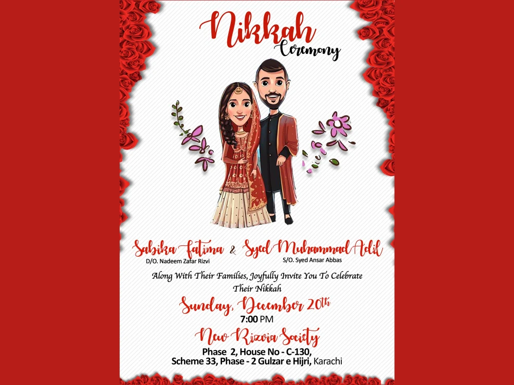 A Desi Wedding Card | Upwork