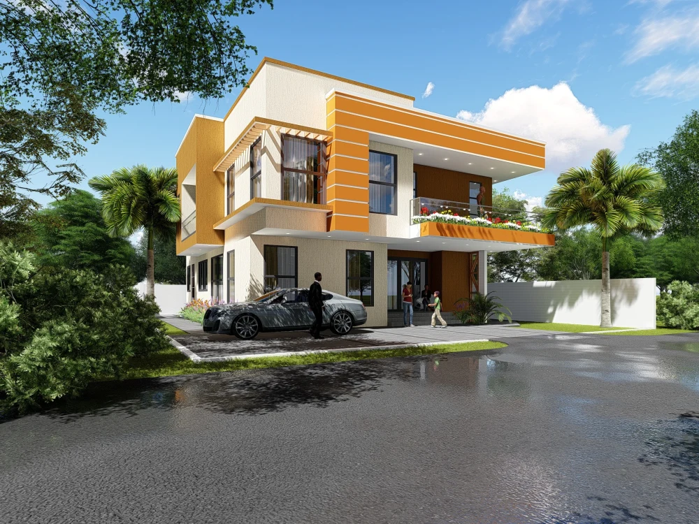 A highly detailed 3D model and photo realistic renderings from 2D ...