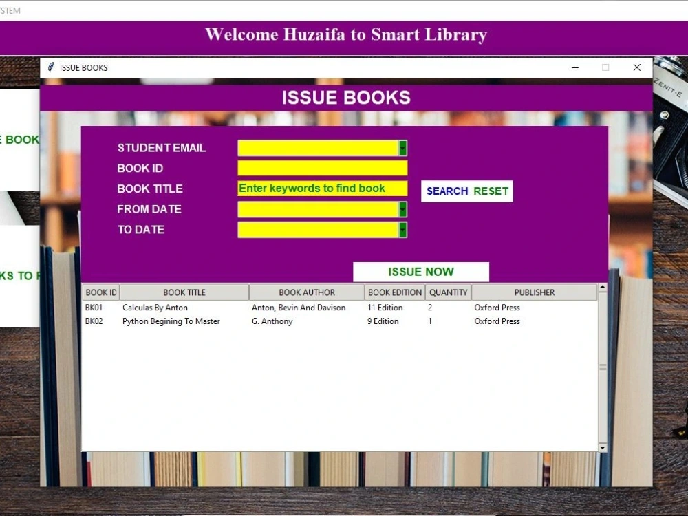 A fully functioned library management software | Upwork